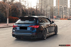 DARWINPRO - AUDI RS4 B9 B9.5 2017 -2024 CARBON FIBRE BKSS LED REAR DIFFUSER AND REAR SIDE SKIRTS