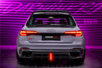 DARWINPRO - AUDI RS4 B9 B9.5 2017 -2024 CARBON FIBRE BKSS LED REAR DIFFUSER AND REAR SIDE SKIRTS