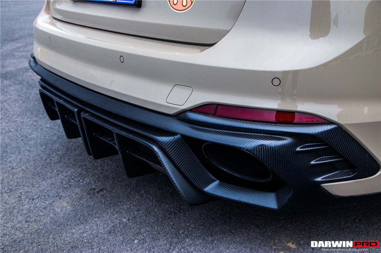 DARWINPRO - AUDI RS4 B9 B9.5 2017 -2024 CARBON FIBRE BKSS LED REAR DIFFUSER AND REAR SIDE SKIRTS