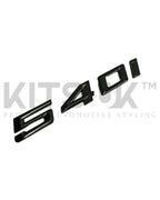 BMW F & G Series Black Tailgate Badges | Gloss Black Rear Badge