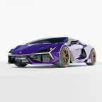 LAMBORGHINI REVUELTO CARBON FIBRE SIDE SKIRTS - CT DESIGN