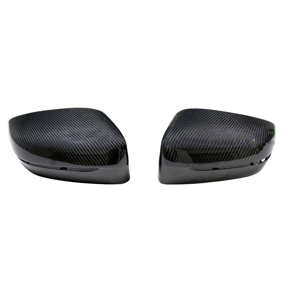 BMW G42 2 SERIES 2022+ LHD DRY CARBON FIBRE MIRROR COVER REPLACEMENTS - V1