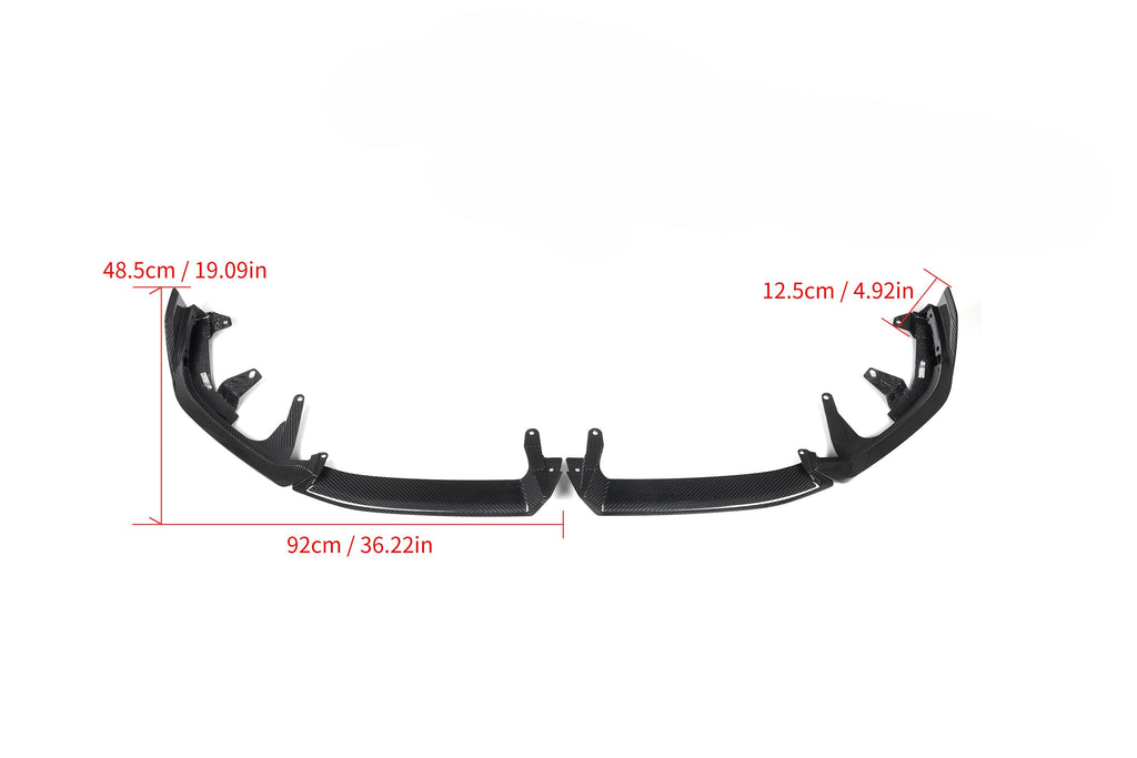 MP Style Pre-Preg Carbon Fibre Front Splitter for BMW G60 5 Series & i5 24-Present