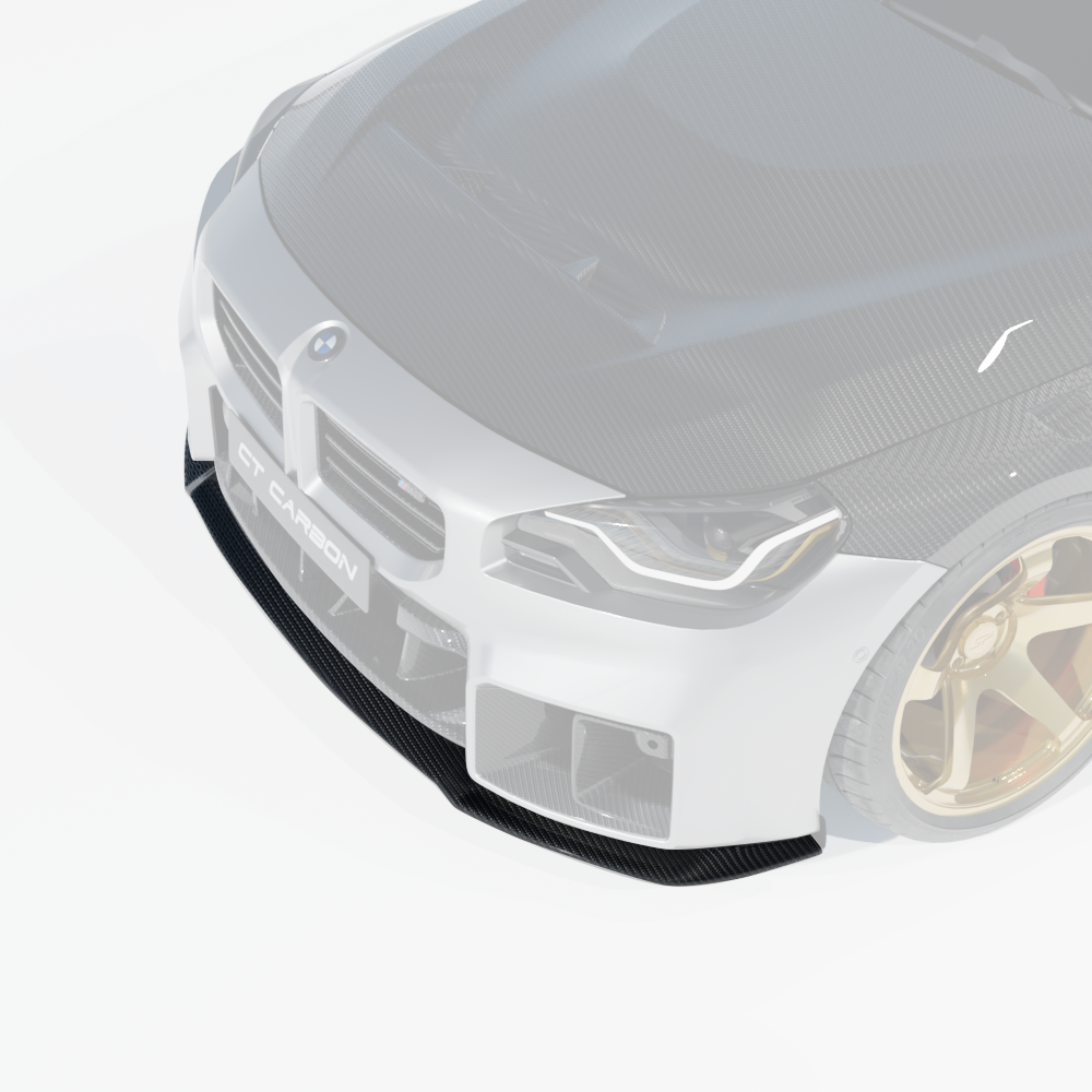 BMW G87 M2 CARBON FIBRE SPLITTER - V5 - CT DESIGN