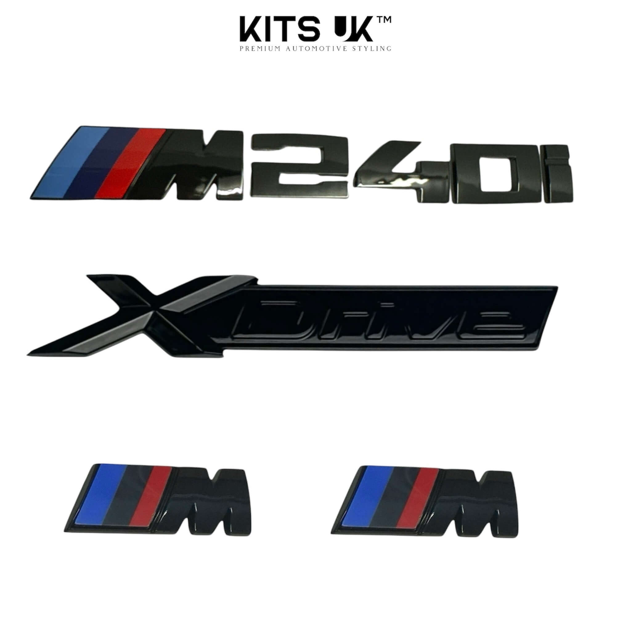 BMW XDrive Black Badge Package | Gloss Black De-Chrome Kit