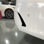 Gloss Black Rear Bumper Trims for Mercedes Benz W205 C Class Estate 15-21