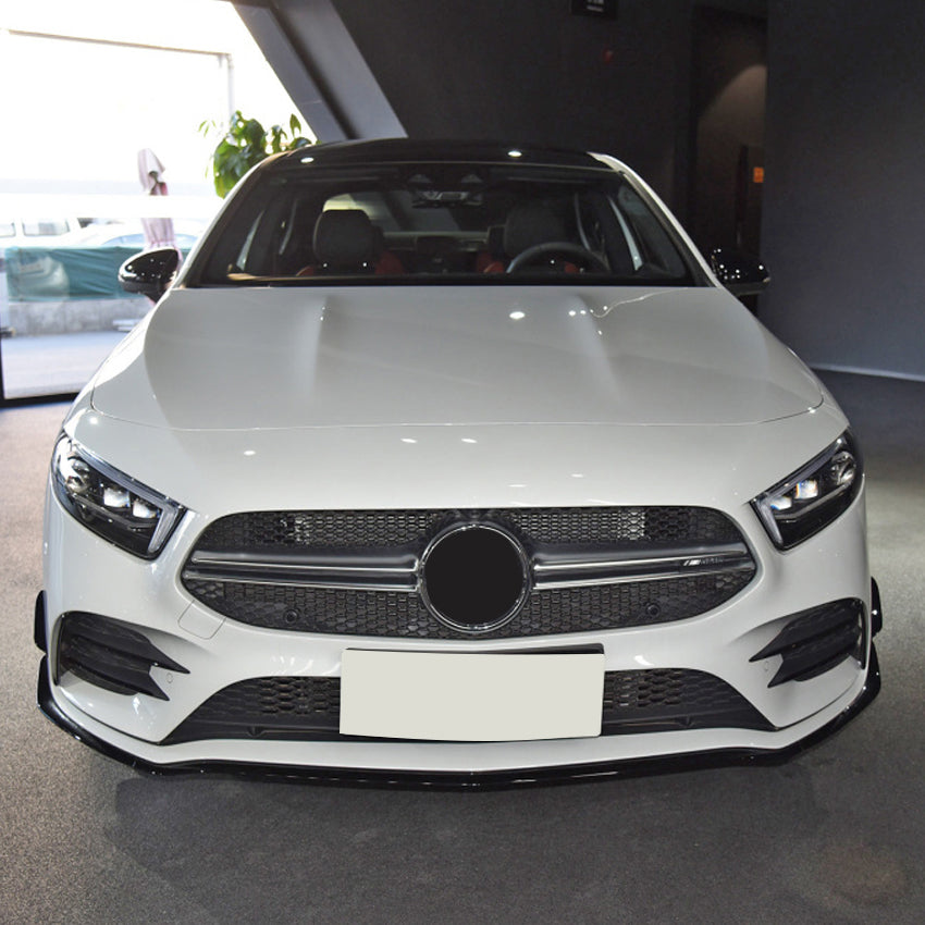 Gloss Black Canards for Mercedes Benz W177 A Class AMG 18-25 (Replacement)