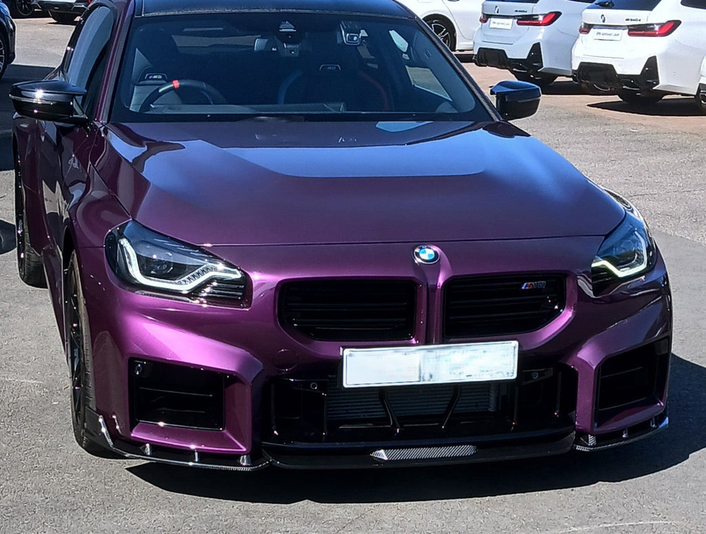 V Style Pre-Preg Carbon Fibre Front Splitter for BMW G87 M2 23-Present