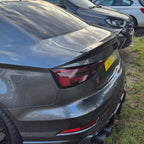 V Style Carbon Fibre Boot Spoiler for Audi A3 S3 RS3 Saloon 13-20