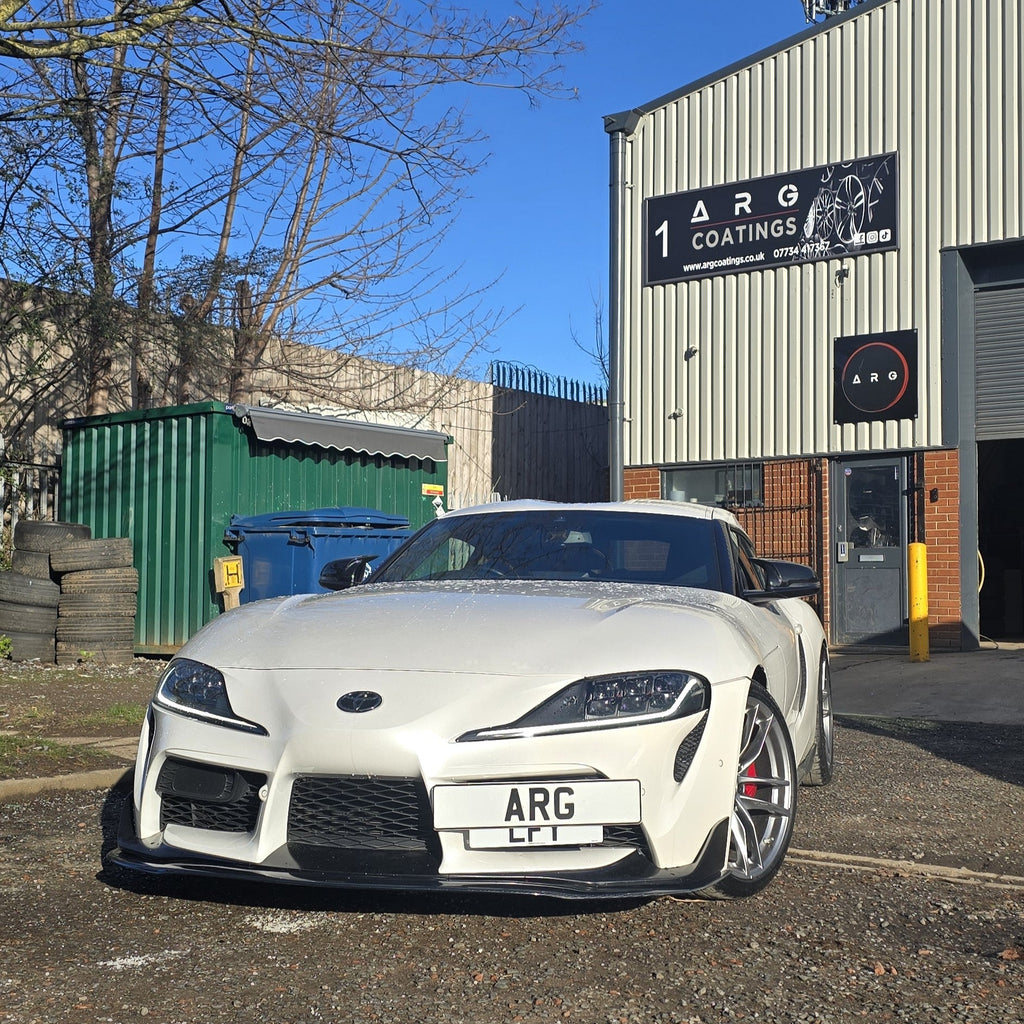 P Style Carbon Fibre Front Splitter for Toyota A90 Supra 19-Present