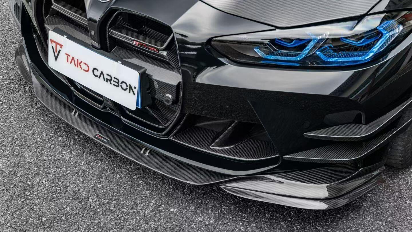 TAKD - BMW M3 G80 M4 G82 DRY CARBON FIBER FRONT LIP