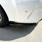 Gloss Black Rear Bumper Spats for Mercedes Benz W205 C Class Saloon 15-21