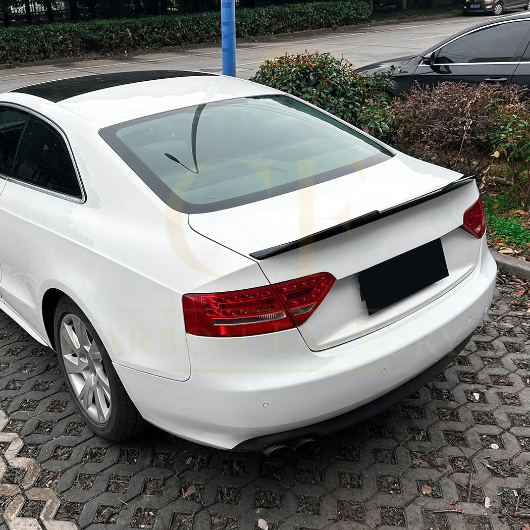 V Style Gloss Black Boot Spoiler for Audi B8 B8.5 A5 S5 RS5 2 Door 07-16