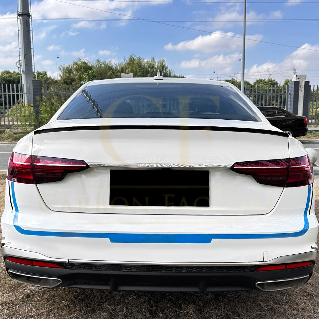 OEM Style Gloss Black Boot Spoiler for Audi A4 S4 B9 B9.5 15-25