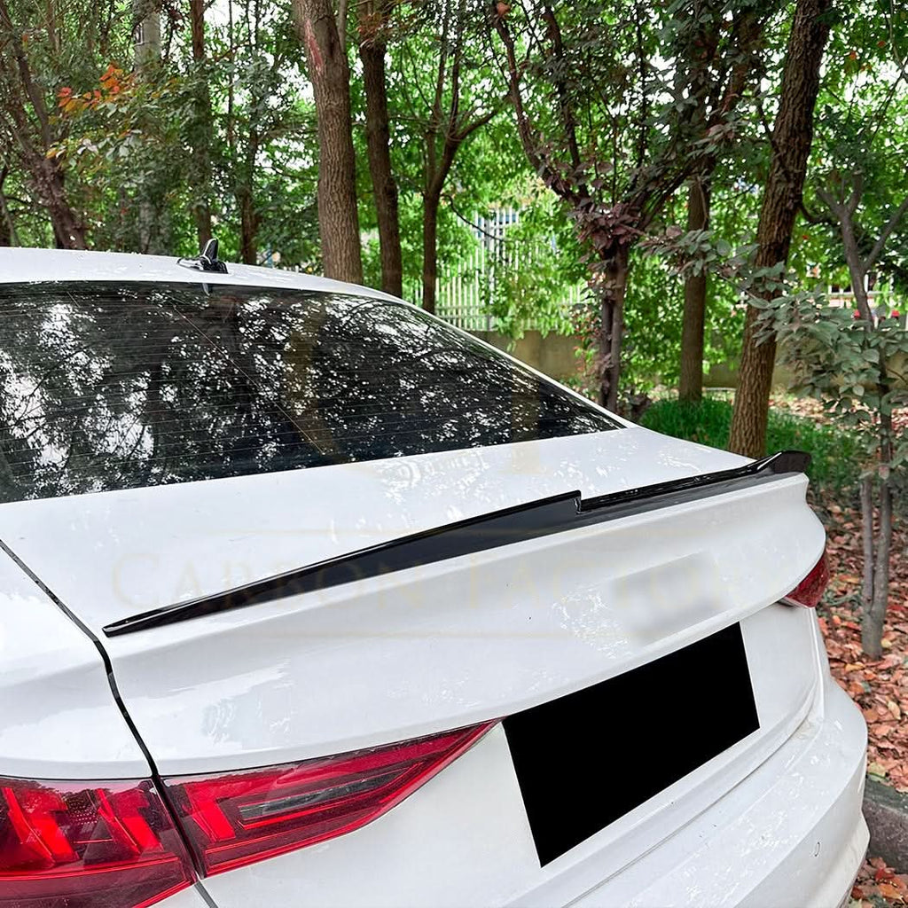 V Style Gloss Black Boot Spoiler for Audi A3 S3 RS3 8Y Saloon 20-Present