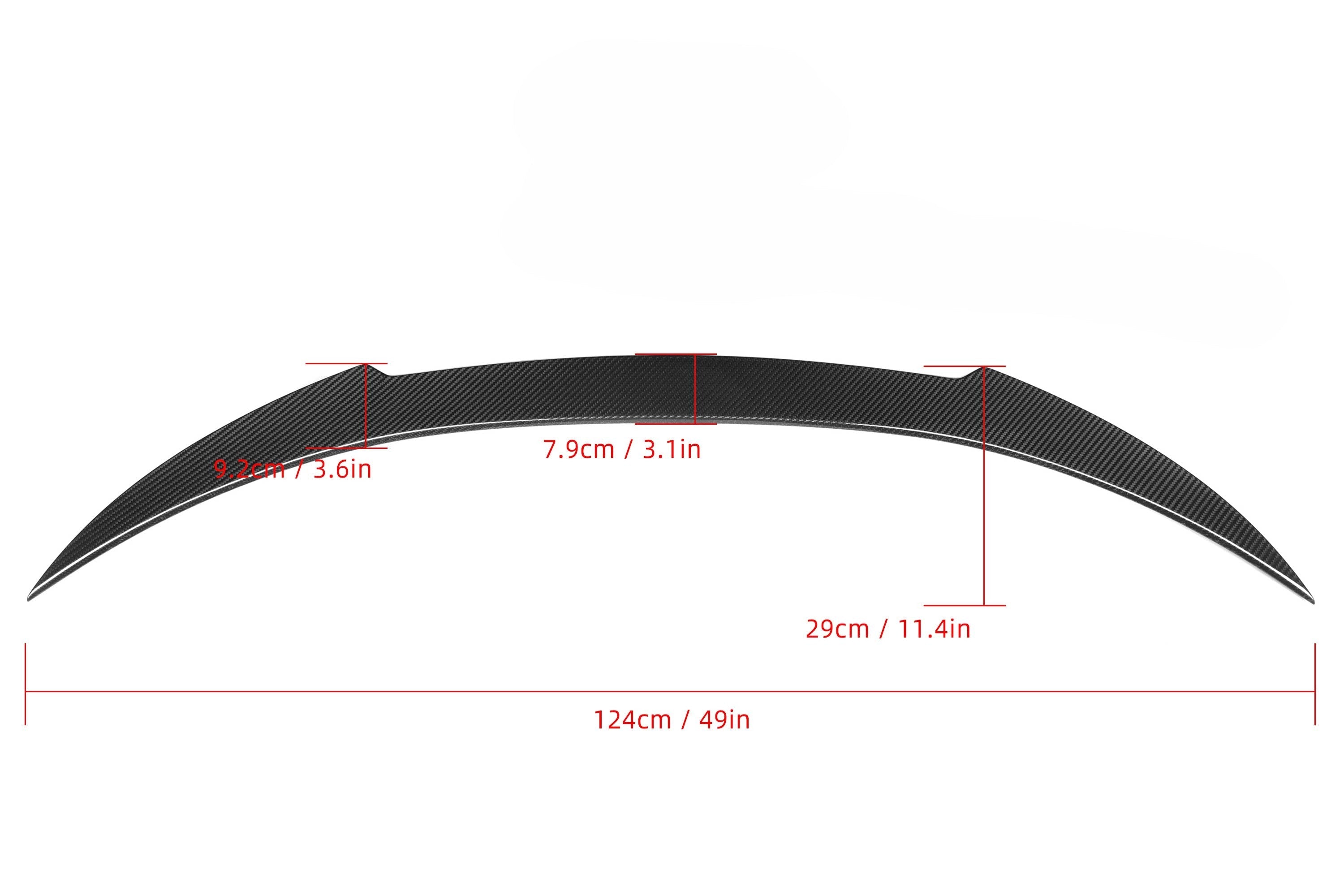 V Style Pre-Preg Carbon Fibre Boot Spoiler for BMW G15 8 Series F92 M8 2 Door Coupe 18-Present