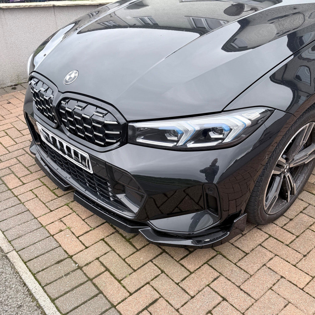 MP Style Gloss Black Front Splitter for BMW 3 Series G20 G21 LCI 23-Present