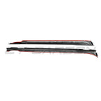 PORSCHE TAYCAN / TAYCAN 4 / TAYCAN 4S / TAYCAN GTS 2019+ CARBON FIBRE SIDE SKIRTS