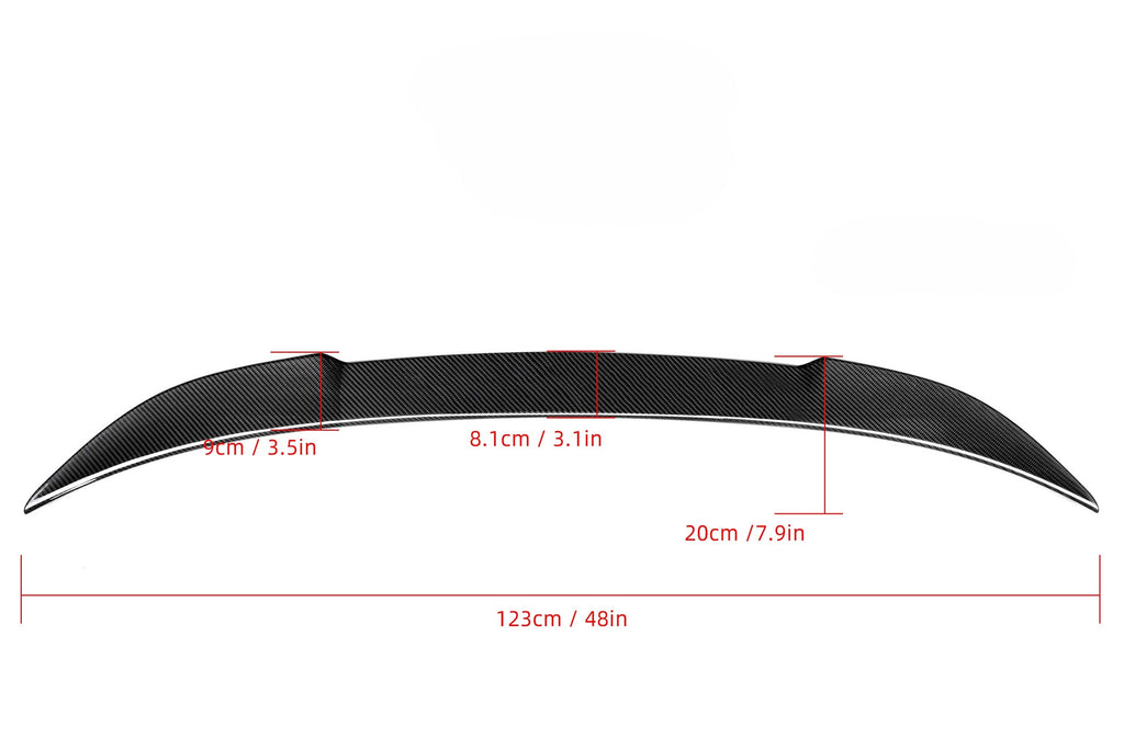CS Style Pre-preg Carbon Fibre Boot Spoiler for BMW G20 3 Series G80 M3 G28 i3 19-Present
