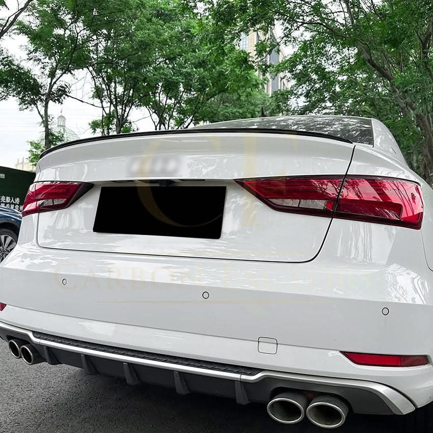 P Style Gloss Black Boot Spoiler for Audi A3 8V S3 RS3 Saloon 13-20