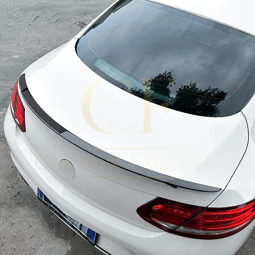 Brabus Style Gloss Black Boot Spoiler for Mercedes Benz W205 C Class Coupe 15-21