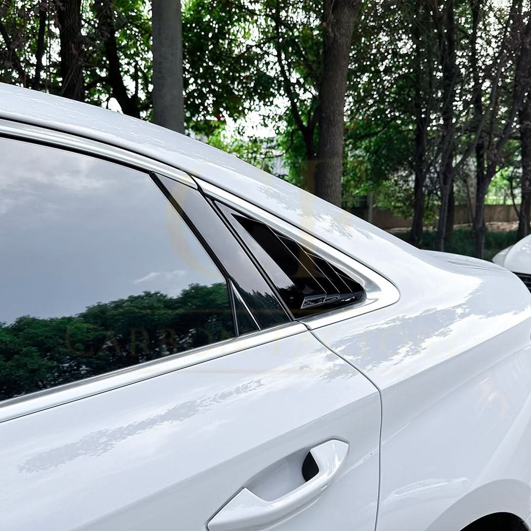 Gloss Black Window Louver Vents for Audi A3 8Y Saloon 20-Present