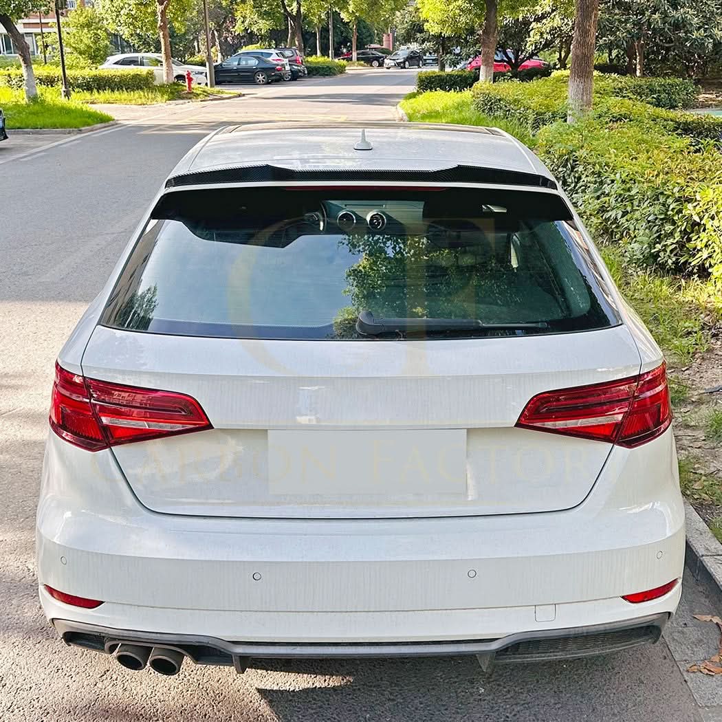 Gloss Black Roof Spoiler for Audi A3 8V S3 Hatchback 13-20