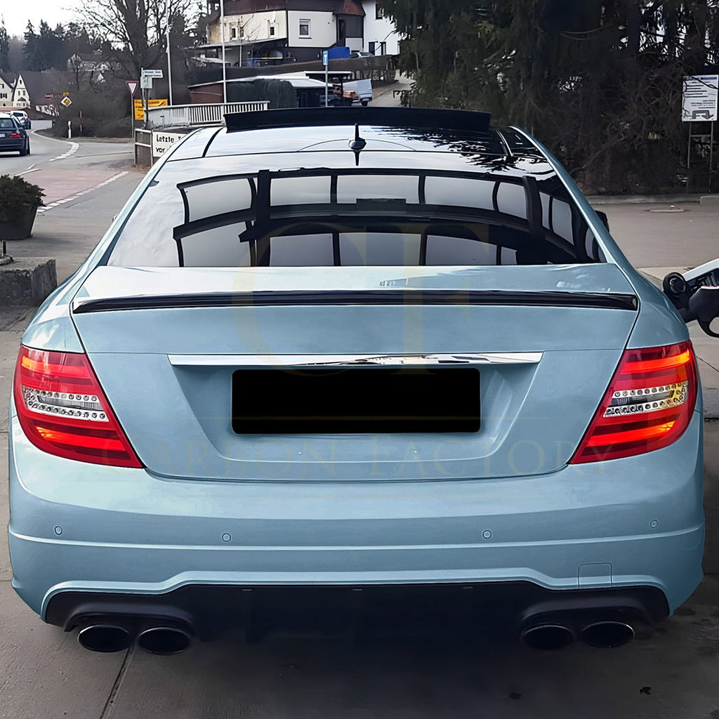 AMG Style Gloss Black Boot Spoiler for Mercedes Benz W204 C Class & C63 Coupe 07-14