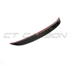 BMW F96 X6M & G06 X6 2019-2024 CARBON FIBRE BOOT SPOILER - CT DESIGN