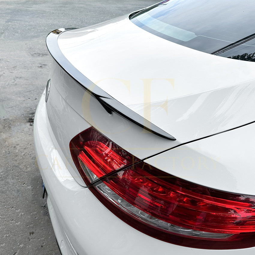 Brabus Style Gloss Black Boot Spoiler for Mercedes Benz W205 C Class Coupe 15-21