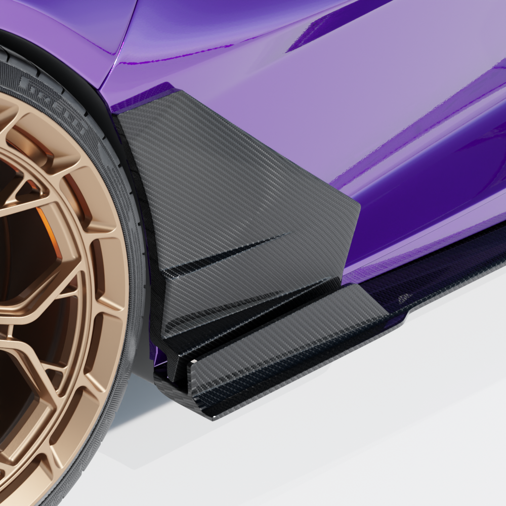 LAMBORGHINI REVUELTO CARBON FIBRE DOOR TRIM - CT DESIGN