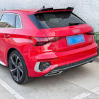V Style Gloss Black Roof Spoiler for Audi A3 S3 RS3 8Y Sportback 20-Present