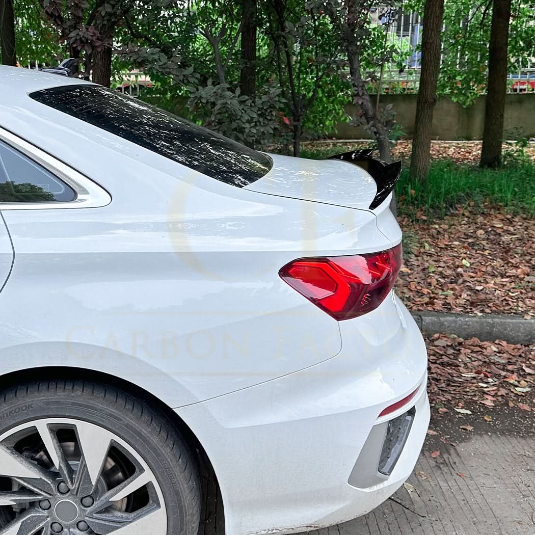 V Style Gloss Black Boot Spoiler for Audi A3 S3 RS3 8Y Saloon 20-Present