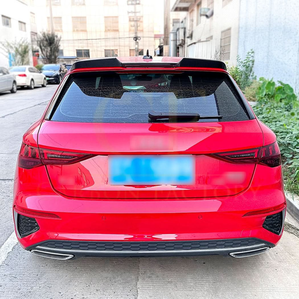 V Style Gloss Black Roof Spoiler for Audi A3 S3 RS3 8Y Sportback 20-Present
