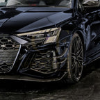 Gloss Black Front Canards for Audi 8Y RS3 20-24