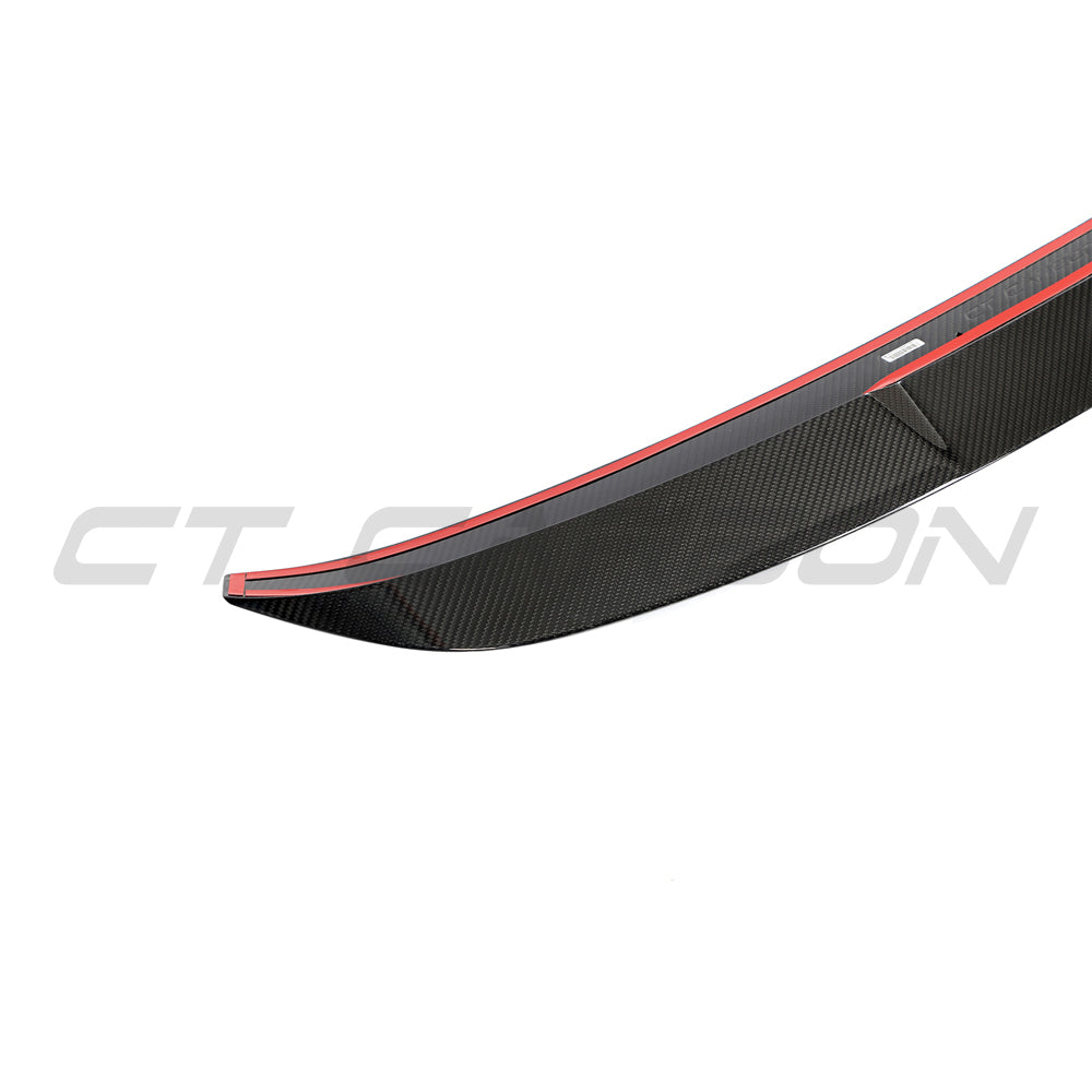 BMW F96 X6M & G06 X6 2019-2024 CARBON FIBRE BOOT SPOILER - CT DESIGN