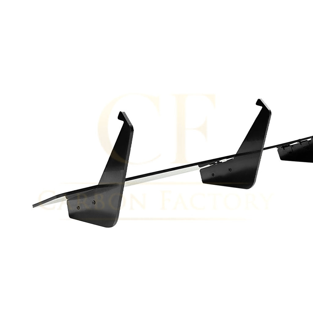 PSM Style Gloss Black Rear Diffuser for Audi B8.5 A4 S Line 13-15