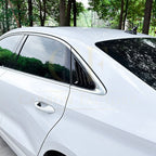 Gloss Black Window Louver Vents for Audi A3 8Y Saloon 20-Present