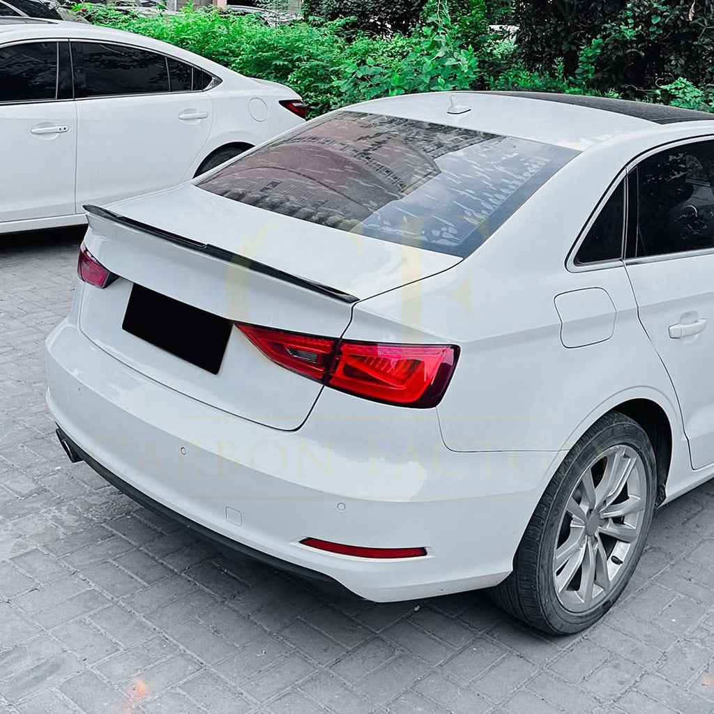 V Style Gloss Black Boot Spoiler for Audi A3 8V S3 RS3 Saloon 13-20