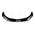 V Style (3 pcs) Gloss Black Front Splitter for Mercedes Benz W176 A Class AMG 13-18