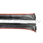 PORSCHE TAYCAN / TAYCAN 4 / TAYCAN 4S / TAYCAN GTS 2019+ CARBON FIBRE SIDE SKIRTS