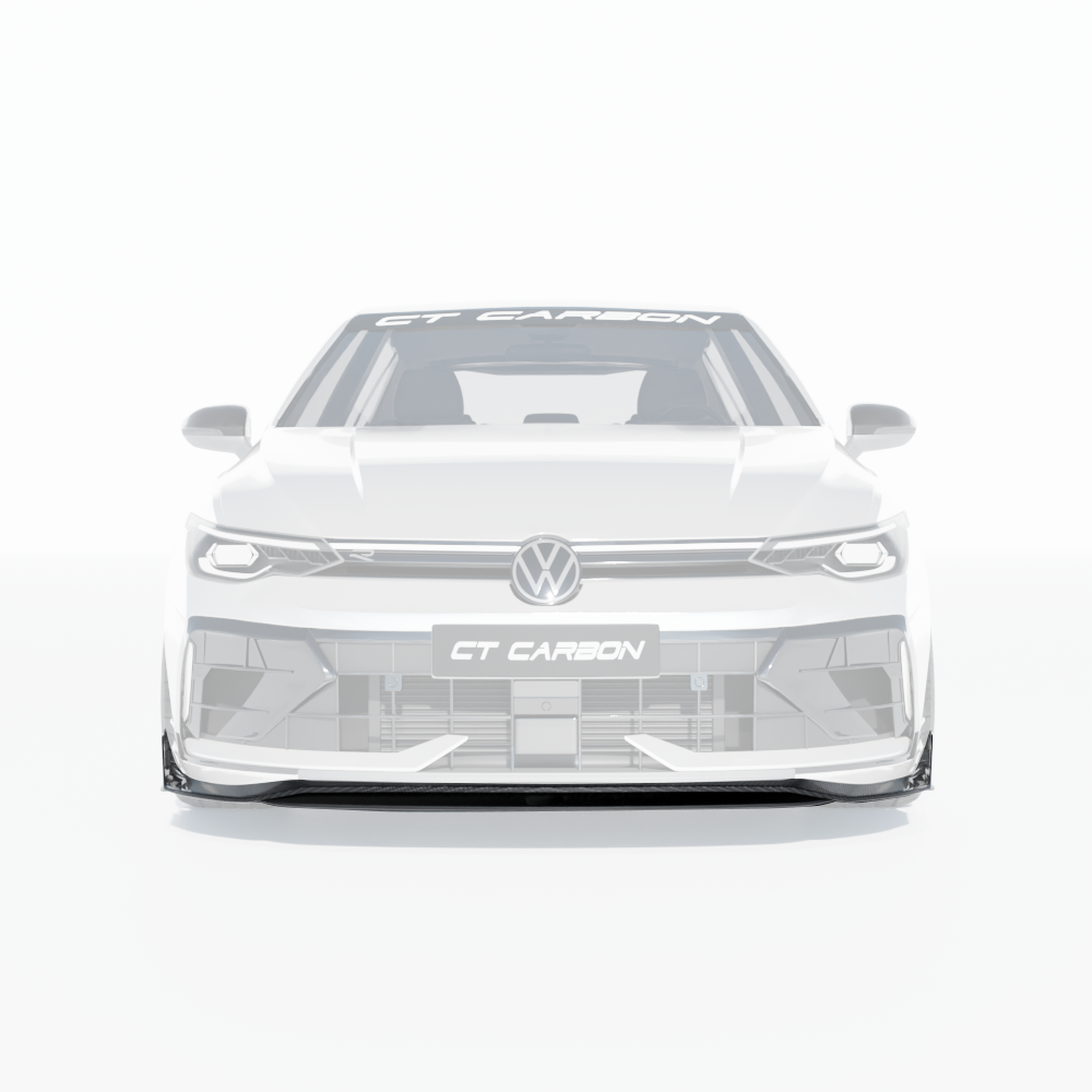 VW GOLF MK8.5 R/CS 2024+ CARBON FIBRE SPLITTER - CT DESIGN