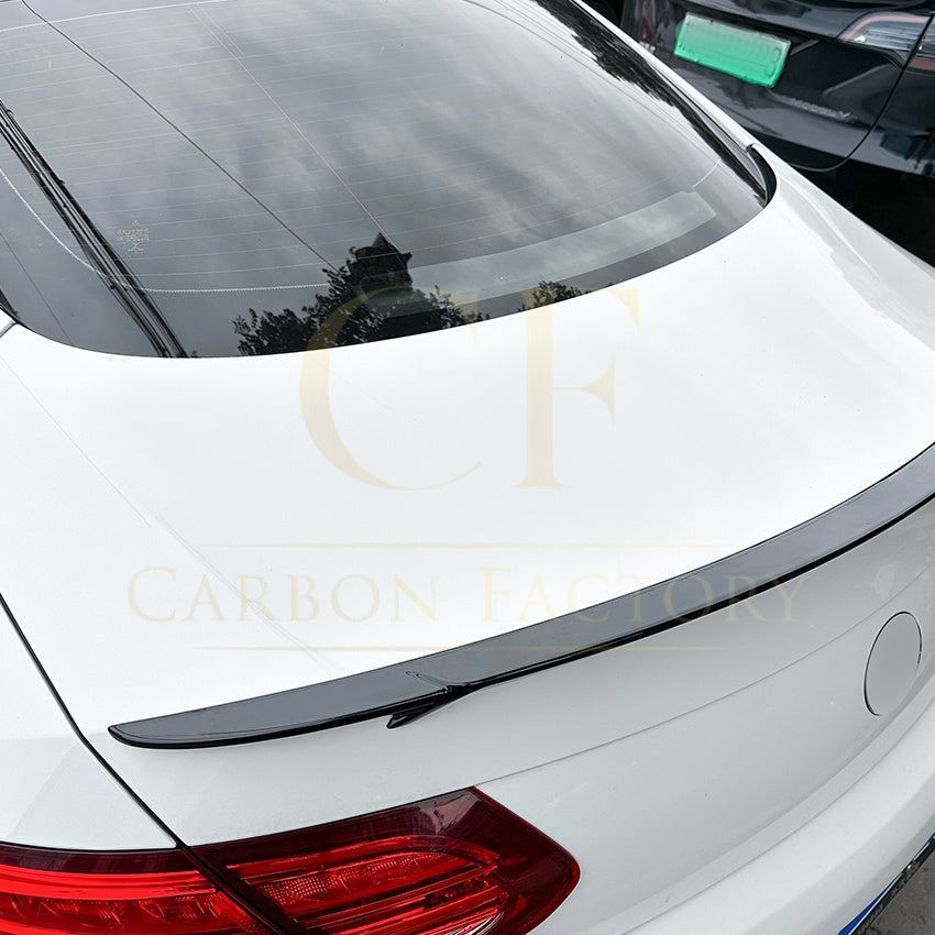 Brabus Style Gloss Black Boot Spoiler for Mercedes Benz W205 C Class Coupe 15-21