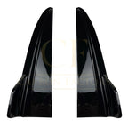 Gloss Black Rear Bumper Spats for Mercedes Benz W205 C Class Saloon 15-21