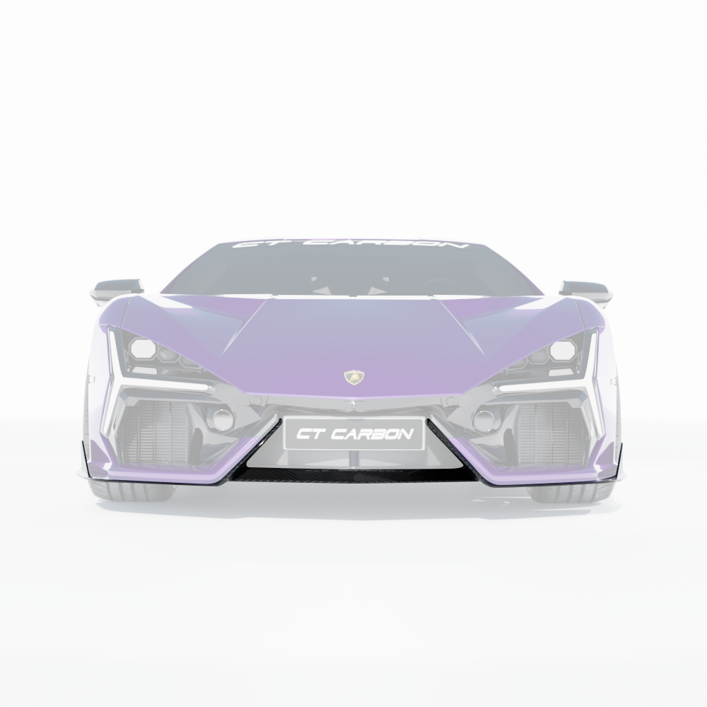 LAMBORGHINI REVUELTO CARBON FIBRE FRONT SPLITTER - CT DESIGN