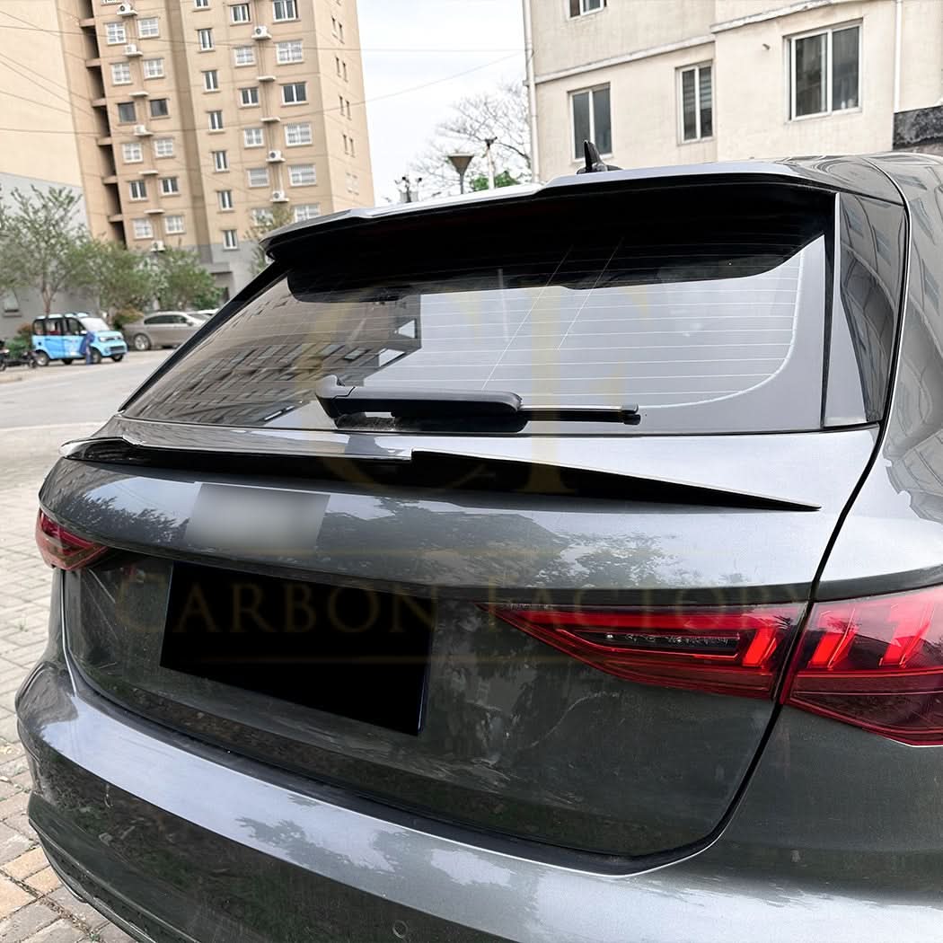 Gloss Black Mid Spoiler for Audi A3 S3 RS3 8Y Sportback 20-Present