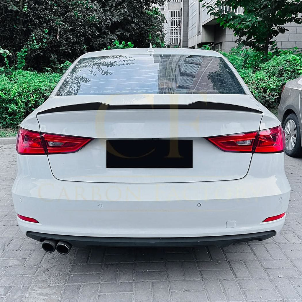V Style Gloss Black Boot Spoiler for Audi A3 8V S3 RS3 Saloon 13-20