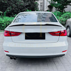 V Style Gloss Black Boot Spoiler for Audi A3 8V S3 RS3 Saloon 13-20