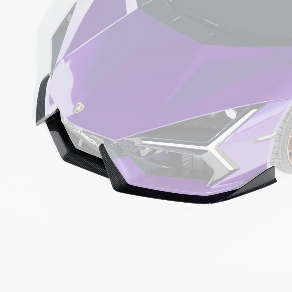 LAMBORGHINI REVUELTO CARBON FIBRE FRONT SPLITTER - CT DESIGN