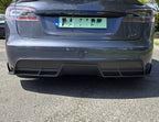 RZ Style Carbon Fibre Rear Diffuser for Tesla Model S Facelift 21-Present